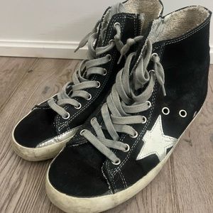 Golden goose delux brand denim high tops 37